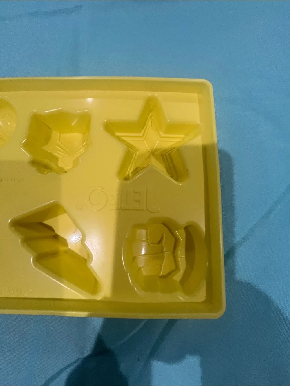 Silicone Football and 2 superhero molds set of 3 items